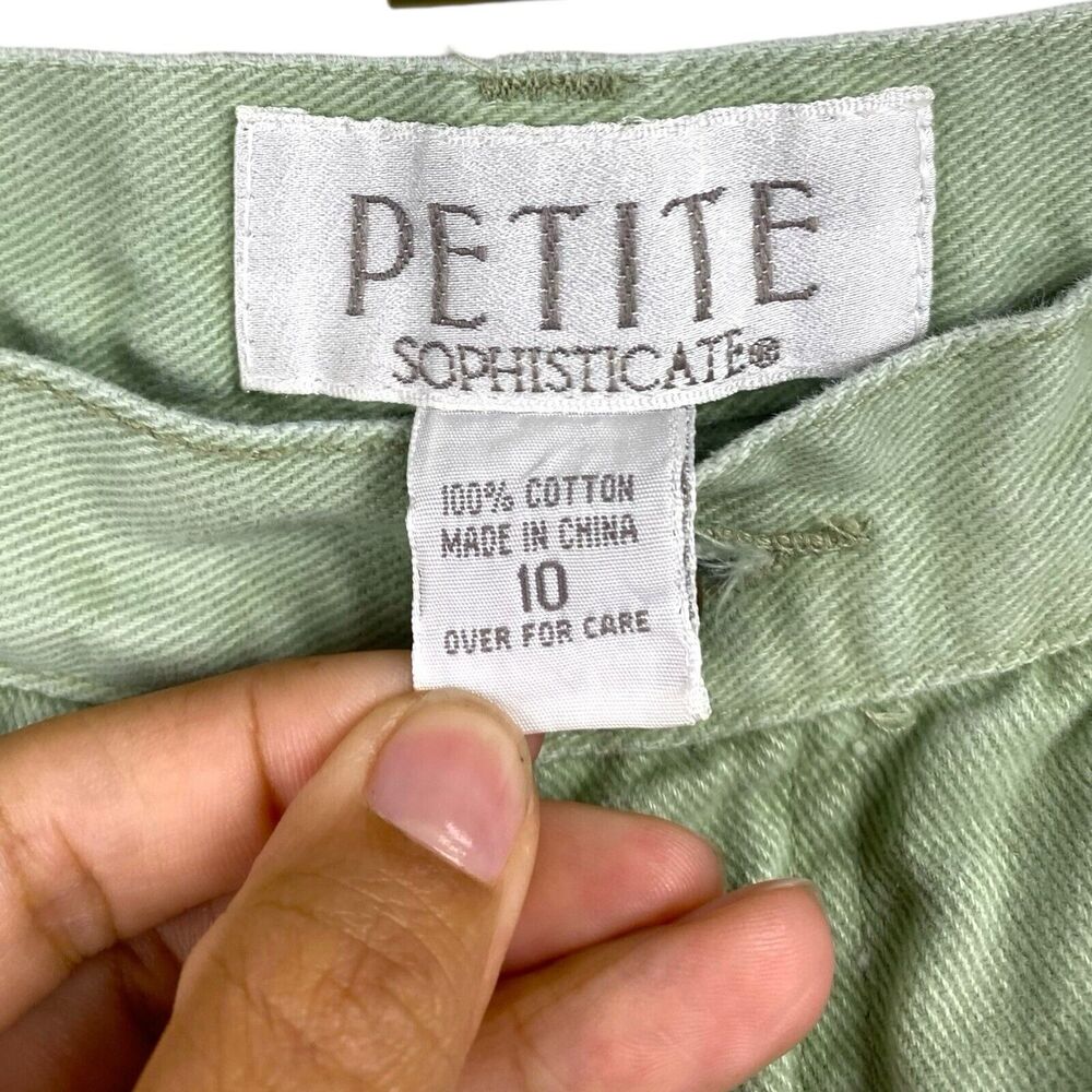 Petite Sophisticate High Waist Straight Pant Jeans Vintage Womens Size 10 0033 - Picture 4 of 9